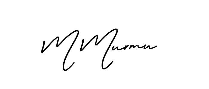 AmerikaSignatureDemo-Regular is a professional signature style that is perfect for those who want to add a touch of class to their signature. It is also a great choice for those who want to make their signature more unique. Get M Murmu name to fancy signature for free. M Murmu signature style 3 images and pictures png