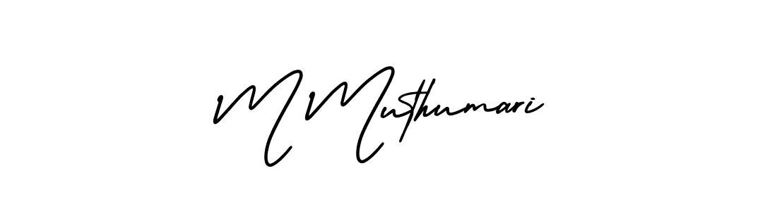 Best and Professional Signature Style for M Muthumari. AmerikaSignatureDemo-Regular Best Signature Style Collection. M Muthumari signature style 3 images and pictures png