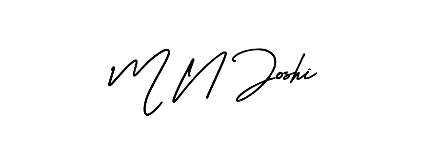 It looks lik you need a new signature style for name M N Joshi. Design unique handwritten (AmerikaSignatureDemo-Regular) signature with our free signature maker in just a few clicks. M N Joshi signature style 3 images and pictures png