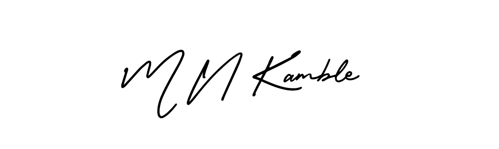 How to Draw M N Kamble signature style? AmerikaSignatureDemo-Regular is a latest design signature styles for name M N Kamble. M N Kamble signature style 3 images and pictures png