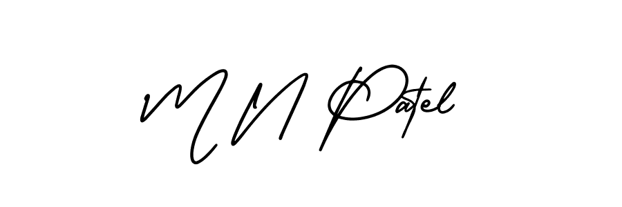 You can use this online signature creator to create a handwritten signature for the name M N Patel. This is the best online autograph maker. M N Patel signature style 3 images and pictures png