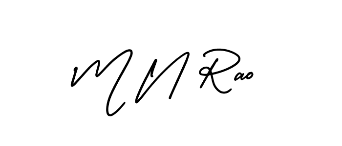 It looks lik you need a new signature style for name M N Rao. Design unique handwritten (AmerikaSignatureDemo-Regular) signature with our free signature maker in just a few clicks. M N Rao signature style 3 images and pictures png