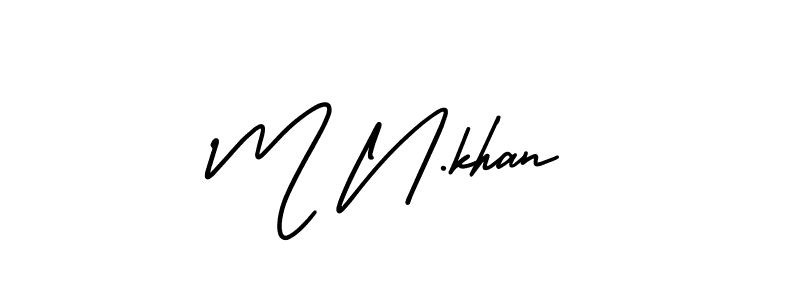 How to Draw M N.khan signature style? AmerikaSignatureDemo-Regular is a latest design signature styles for name M N.khan. M N.khan signature style 3 images and pictures png