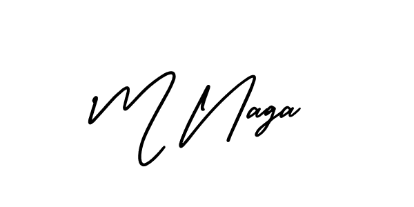 Best and Professional Signature Style for M Naga. AmerikaSignatureDemo-Regular Best Signature Style Collection. M Naga signature style 3 images and pictures png