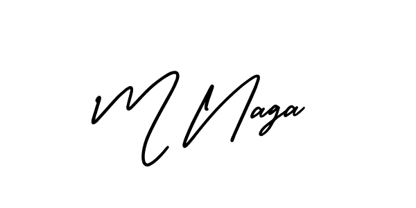 Best and Professional Signature Style for M Naga. AmerikaSignatureDemo-Regular Best Signature Style Collection. M Naga signature style 3 images and pictures png