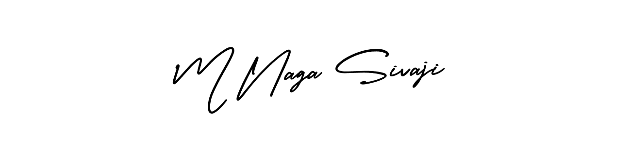 This is the best signature style for the M Naga Sivaji name. Also you like these signature font (AmerikaSignatureDemo-Regular). Mix name signature. M Naga Sivaji signature style 3 images and pictures png