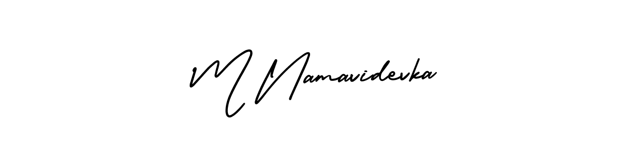 Make a short M Namavidevka signature style. Manage your documents anywhere anytime using AmerikaSignatureDemo-Regular. Create and add eSignatures, submit forms, share and send files easily. M Namavidevka signature style 3 images and pictures png