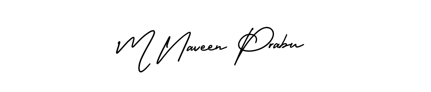 Also we have M Naveen Prabu name is the best signature style. Create professional handwritten signature collection using AmerikaSignatureDemo-Regular autograph style. M Naveen Prabu signature style 3 images and pictures png