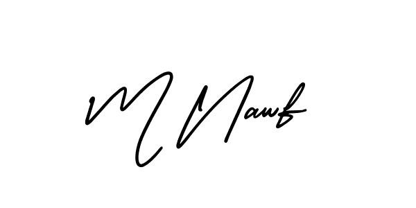 Check out images of Autograph of M Nawf name. Actor M Nawf Signature Style. AmerikaSignatureDemo-Regular is a professional sign style online. M Nawf signature style 3 images and pictures png