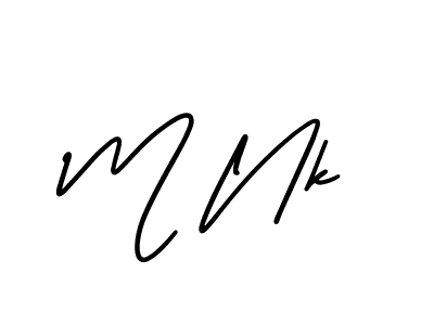 Once you've used our free online signature maker to create your best signature AmerikaSignatureDemo-Regular style, it's time to enjoy all of the benefits that M Nk name signing documents. M Nk signature style 3 images and pictures png