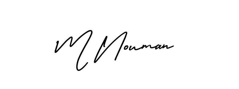 You can use this online signature creator to create a handwritten signature for the name M Nouman. This is the best online autograph maker. M Nouman signature style 3 images and pictures png