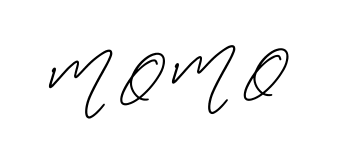 The best way (AmerikaSignatureDemo-Regular) to make a short signature is to pick only two or three words in your name. The name M O M O include a total of six letters. For converting this name. M O M O signature style 3 images and pictures png