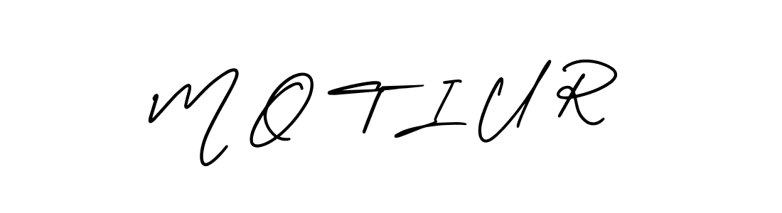 How to make M O T I U R signature? AmerikaSignatureDemo-Regular is a professional autograph style. Create handwritten signature for M O T I U R name. M O T I U R signature style 3 images and pictures png