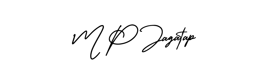 Make a short M P Jagatap signature style. Manage your documents anywhere anytime using AmerikaSignatureDemo-Regular. Create and add eSignatures, submit forms, share and send files easily. M P Jagatap signature style 3 images and pictures png