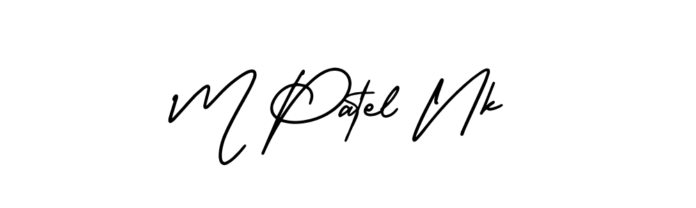 Once you've used our free online signature maker to create your best signature AmerikaSignatureDemo-Regular style, it's time to enjoy all of the benefits that M Patel Nk name signing documents. M Patel Nk signature style 3 images and pictures png