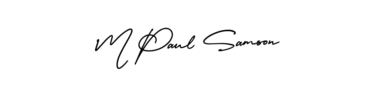 You can use this online signature creator to create a handwritten signature for the name M Paul Samson. This is the best online autograph maker. M Paul Samson signature style 3 images and pictures png