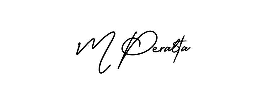 How to Draw M Peralta signature style? AmerikaSignatureDemo-Regular is a latest design signature styles for name M Peralta. M Peralta signature style 3 images and pictures png