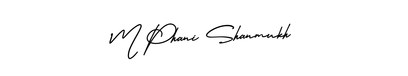Best and Professional Signature Style for M Phani Shanmukh. AmerikaSignatureDemo-Regular Best Signature Style Collection. M Phani Shanmukh signature style 3 images and pictures png