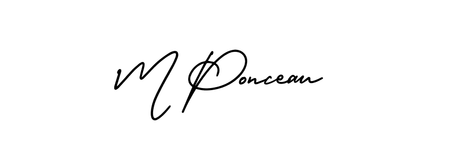 Make a short M Ponceau signature style. Manage your documents anywhere anytime using AmerikaSignatureDemo-Regular. Create and add eSignatures, submit forms, share and send files easily. M Ponceau signature style 3 images and pictures png