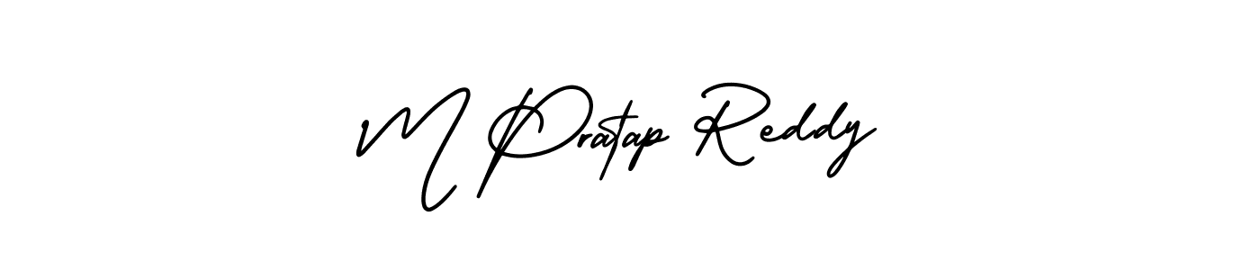 How to Draw M Pratap Reddy signature style? AmerikaSignatureDemo-Regular is a latest design signature styles for name M Pratap Reddy. M Pratap Reddy signature style 3 images and pictures png