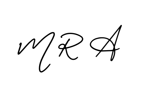 This is the best signature style for the M R A name. Also you like these signature font (AmerikaSignatureDemo-Regular). Mix name signature. M R A signature style 3 images and pictures png