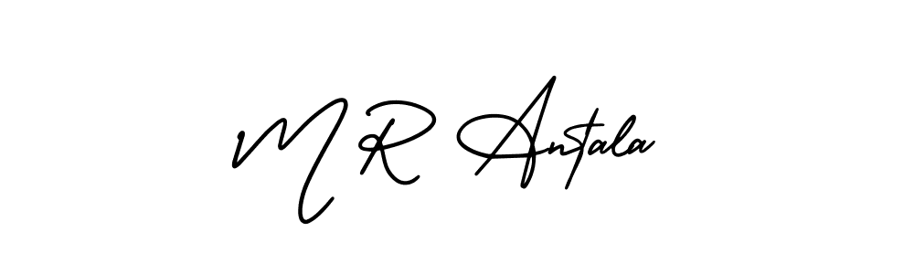Make a beautiful signature design for name M R Antala. Use this online signature maker to create a handwritten signature for free. M R Antala signature style 3 images and pictures png