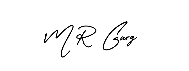Design your own signature with our free online signature maker. With this signature software, you can create a handwritten (AmerikaSignatureDemo-Regular) signature for name M R Garg. M R Garg signature style 3 images and pictures png