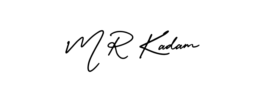 Also we have M R Kadam name is the best signature style. Create professional handwritten signature collection using AmerikaSignatureDemo-Regular autograph style. M R Kadam signature style 3 images and pictures png