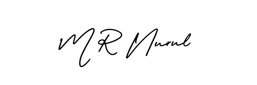 Make a beautiful signature design for name M R Nurul. Use this online signature maker to create a handwritten signature for free. M R Nurul signature style 3 images and pictures png