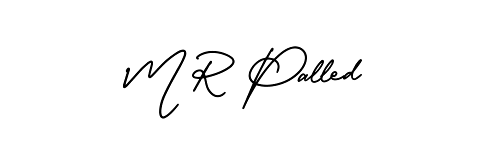 Similarly AmerikaSignatureDemo-Regular is the best handwritten signature design. Signature creator online .You can use it as an online autograph creator for name M R Palled. M R Palled signature style 3 images and pictures png