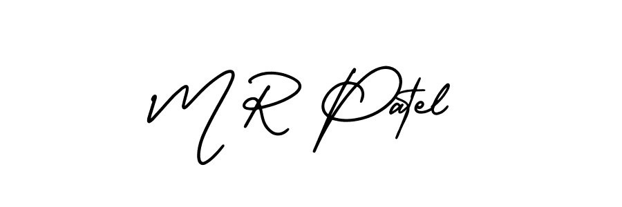 How to make M R Patel signature? AmerikaSignatureDemo-Regular is a professional autograph style. Create handwritten signature for M R Patel name. M R Patel signature style 3 images and pictures png