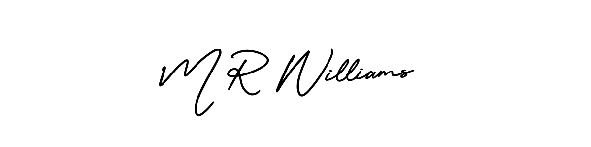 You can use this online signature creator to create a handwritten signature for the name M R Williams. This is the best online autograph maker. M R Williams signature style 3 images and pictures png