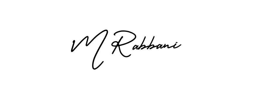 How to make M Rabbani signature? AmerikaSignatureDemo-Regular is a professional autograph style. Create handwritten signature for M Rabbani name. M Rabbani signature style 3 images and pictures png