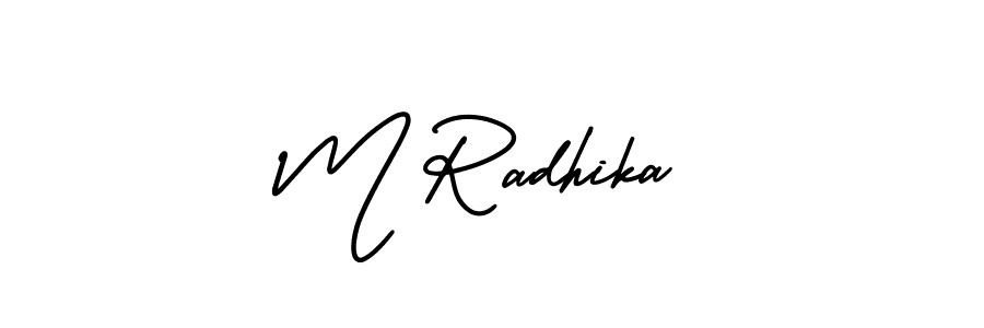 Once you've used our free online signature maker to create your best signature AmerikaSignatureDemo-Regular style, it's time to enjoy all of the benefits that M Radhika name signing documents. M Radhika signature style 3 images and pictures png