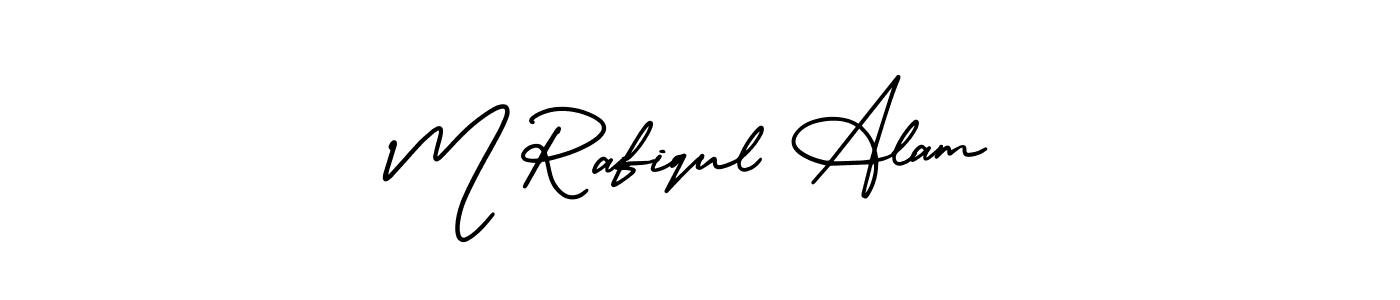 Create a beautiful signature design for name M Rafiqul Alam. With this signature (AmerikaSignatureDemo-Regular) fonts, you can make a handwritten signature for free. M Rafiqul Alam signature style 3 images and pictures png