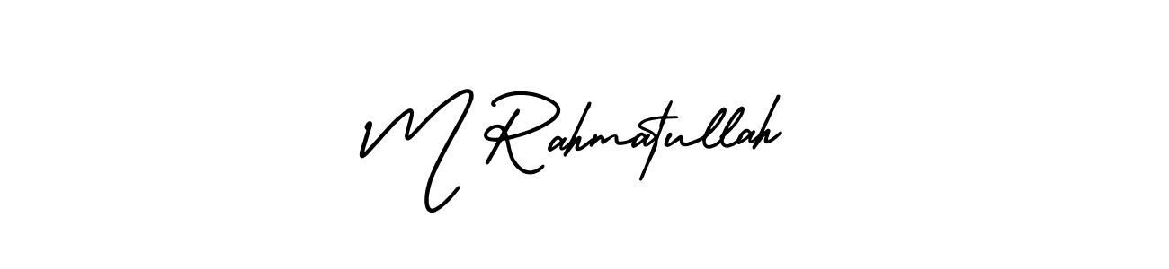 Best and Professional Signature Style for M Rahmatullah. AmerikaSignatureDemo-Regular Best Signature Style Collection. M Rahmatullah signature style 3 images and pictures png