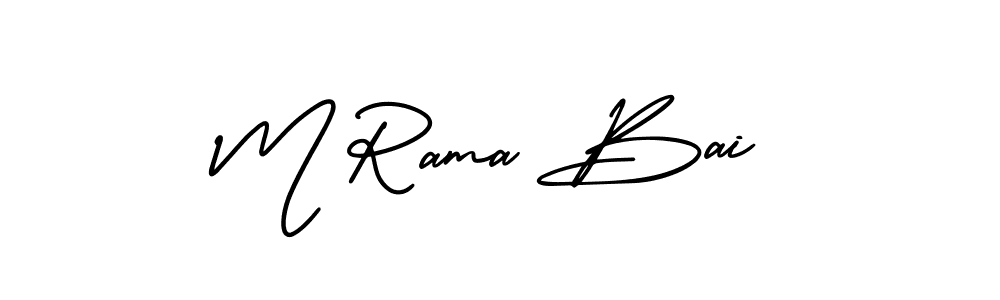 Make a beautiful signature design for name M Rama Bai. Use this online signature maker to create a handwritten signature for free. M Rama Bai signature style 3 images and pictures png