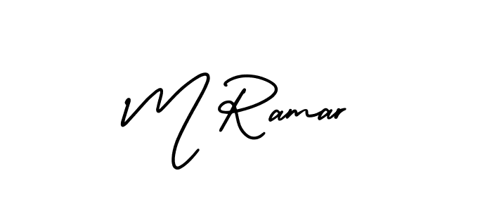 This is the best signature style for the M Ramar name. Also you like these signature font (AmerikaSignatureDemo-Regular). Mix name signature. M Ramar signature style 3 images and pictures png