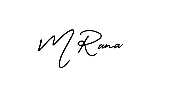 Best and Professional Signature Style for M Rana. AmerikaSignatureDemo-Regular Best Signature Style Collection. M Rana signature style 3 images and pictures png