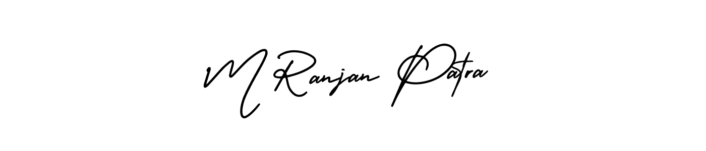 It looks lik you need a new signature style for name M Ranjan Patra. Design unique handwritten (AmerikaSignatureDemo-Regular) signature with our free signature maker in just a few clicks. M Ranjan Patra signature style 3 images and pictures png