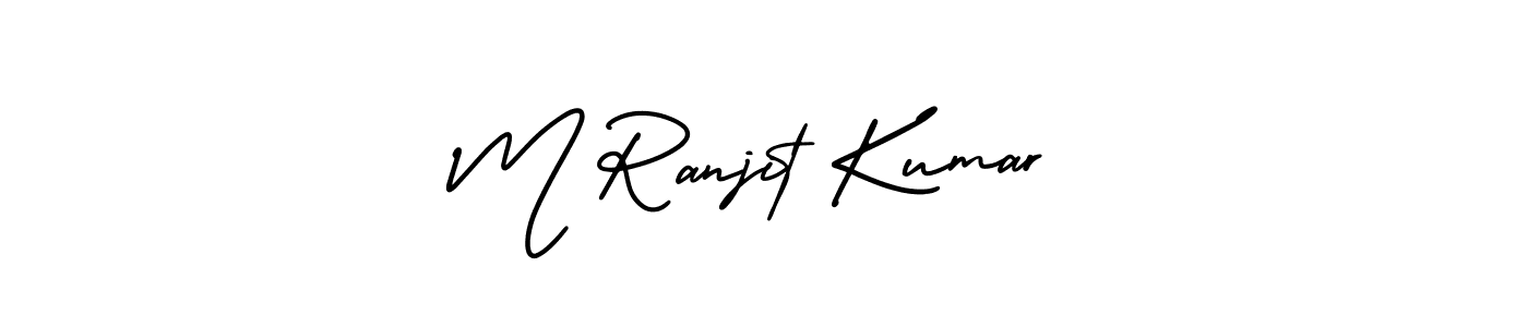 Once you've used our free online signature maker to create your best signature AmerikaSignatureDemo-Regular style, it's time to enjoy all of the benefits that M Ranjit Kumar name signing documents. M Ranjit Kumar signature style 3 images and pictures png