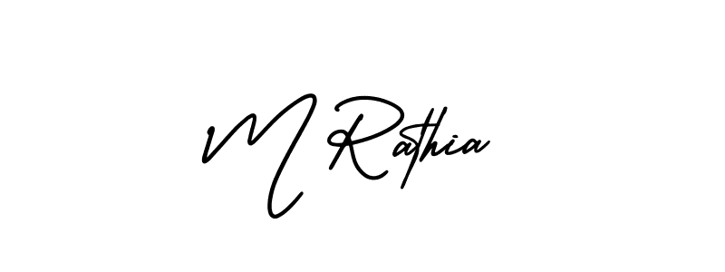 Make a short M Rathia signature style. Manage your documents anywhere anytime using AmerikaSignatureDemo-Regular. Create and add eSignatures, submit forms, share and send files easily. M Rathia signature style 3 images and pictures png