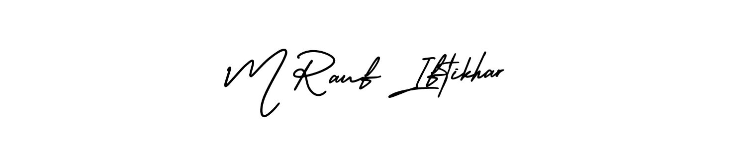 See photos of M Rauf Iftikhar official signature by Spectra . Check more albums & portfolios. Read reviews & check more about AmerikaSignatureDemo-Regular font. M Rauf Iftikhar signature style 3 images and pictures png