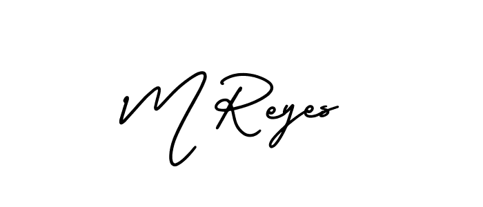 Make a beautiful signature design for name M Reyes. Use this online signature maker to create a handwritten signature for free. M Reyes signature style 3 images and pictures png