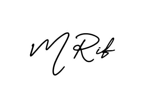 Similarly AmerikaSignatureDemo-Regular is the best handwritten signature design. Signature creator online .You can use it as an online autograph creator for name M Rif. M Rif signature style 3 images and pictures png