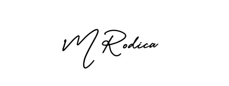Make a beautiful signature design for name M Rodica. Use this online signature maker to create a handwritten signature for free. M Rodica signature style 3 images and pictures png