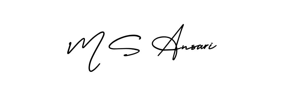 How to Draw M S Ansari signature style? AmerikaSignatureDemo-Regular is a latest design signature styles for name M S Ansari. M S Ansari signature style 3 images and pictures png