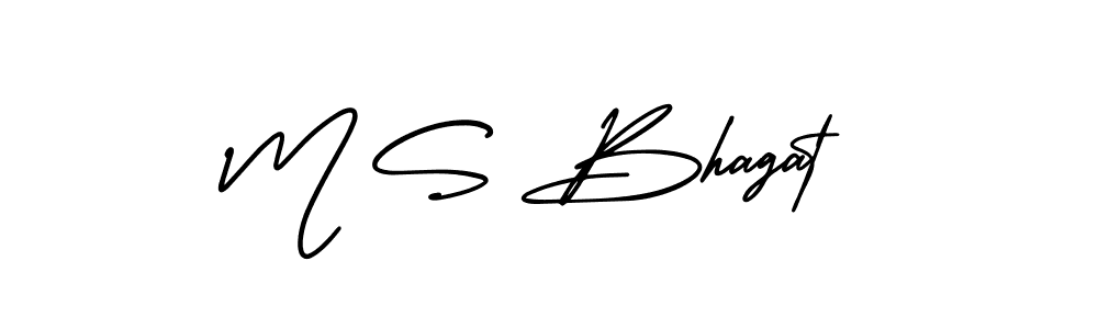 It looks lik you need a new signature style for name M S Bhagat. Design unique handwritten (AmerikaSignatureDemo-Regular) signature with our free signature maker in just a few clicks. M S Bhagat signature style 3 images and pictures png