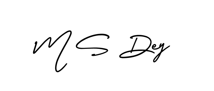 Best and Professional Signature Style for M S Dey. AmerikaSignatureDemo-Regular Best Signature Style Collection. M S Dey signature style 3 images and pictures png