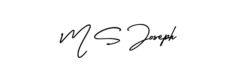 It looks lik you need a new signature style for name M S Joseph. Design unique handwritten (AmerikaSignatureDemo-Regular) signature with our free signature maker in just a few clicks. M S Joseph signature style 3 images and pictures png